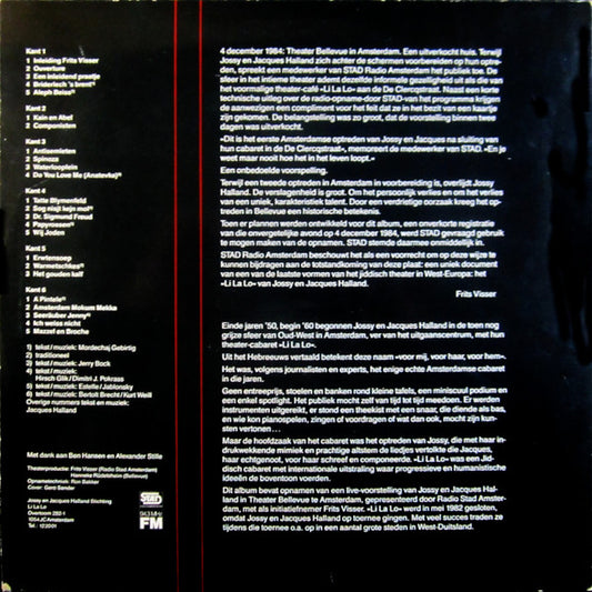 Lilalo : Live In "Bellevue" (3xLP, Album)