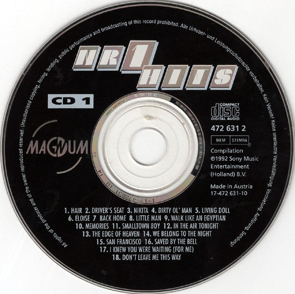 Various : Nr 1 Hits Uit De Top 40 (1965 - 1991) (2xCD, Comp)