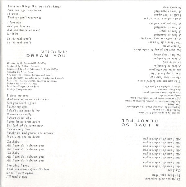 Roy Orbison : Mystery Girl (CD, Album, SON)