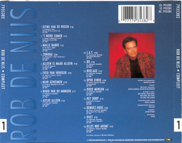 Rob de Nijs : Compleet 1 (CD, Comp)