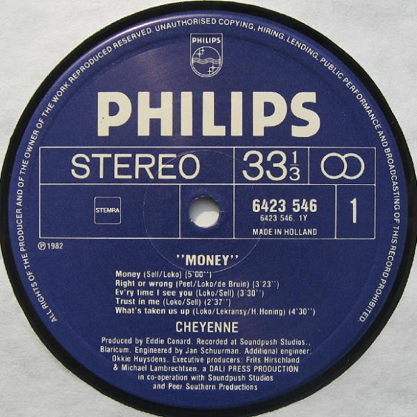 Cheyenne (2) : Money (LP, Album)