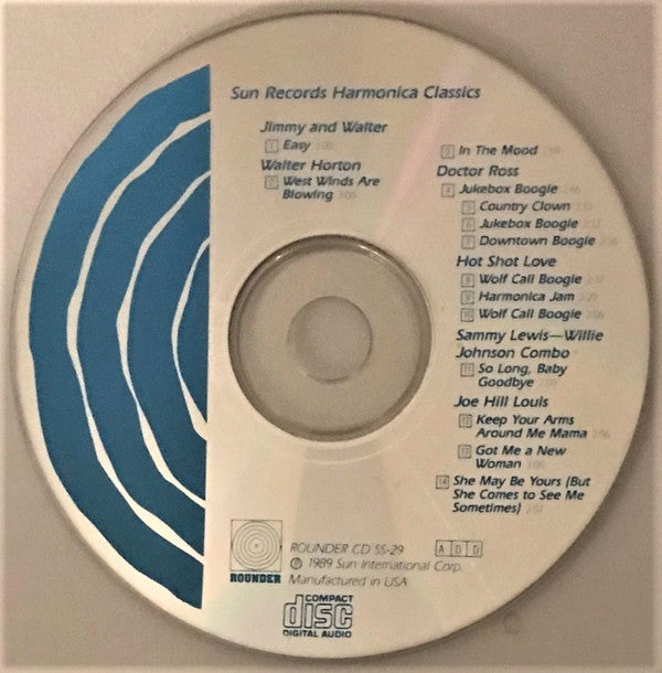 Various : Sun Records Harmonica Classics (CD, Comp, RE)