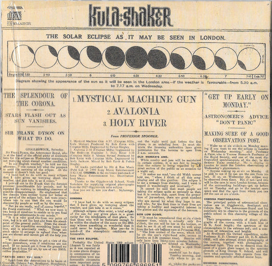 Kula Shaker : Mystical Machine Gun (CD, Single, Car)