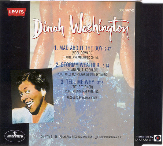 Dinah Washington : Mad About The Boy (CD, Maxi)