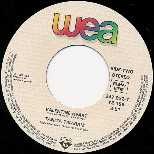 Tanita Tikaram : Good Tradition (7", Single)