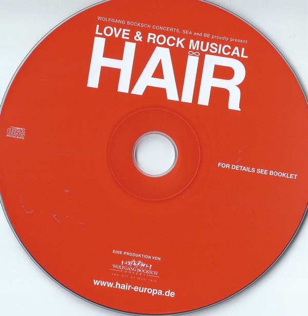 Various : Love & Rock Musical Hair - European Tour 2004 / 2005 Live (CD, Album)