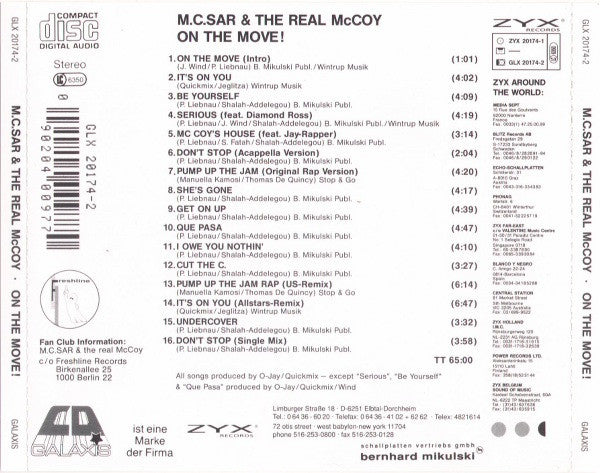 Real McCoy : On The Move! (CD, Album)