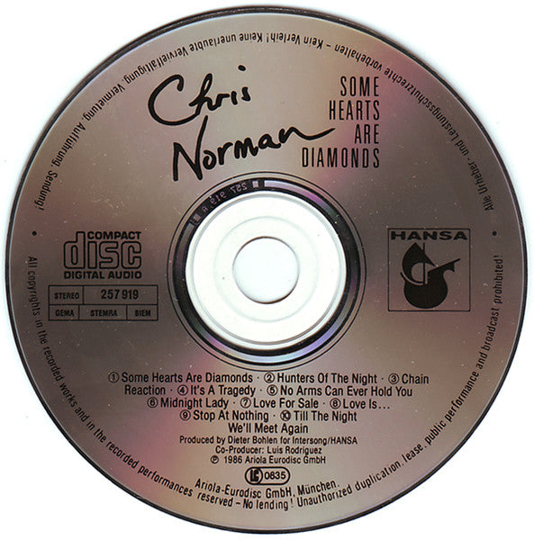 Chris Norman : Some Hearts Are Diamonds (CD, Album)