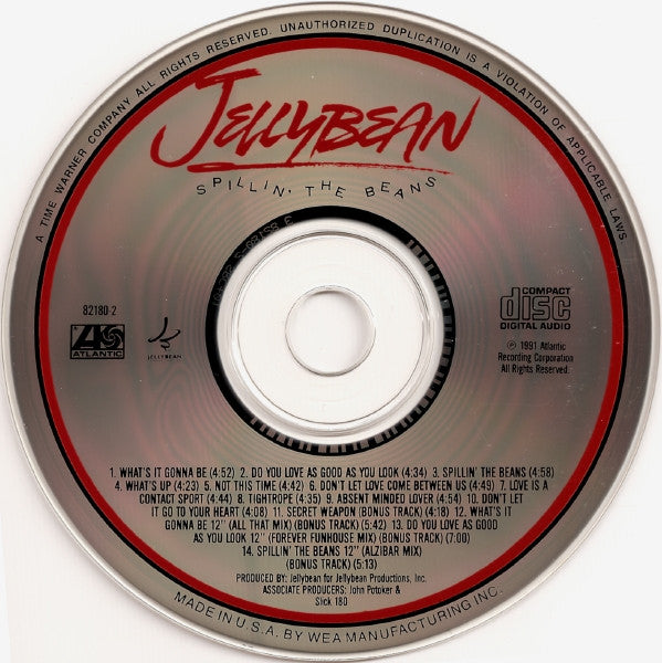 John "Jellybean" Benitez : Spillin' The Beans (CD, Album)