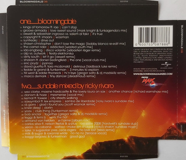 Various : Bloomingdale 08 (CD, Comp + CD, Mixed)