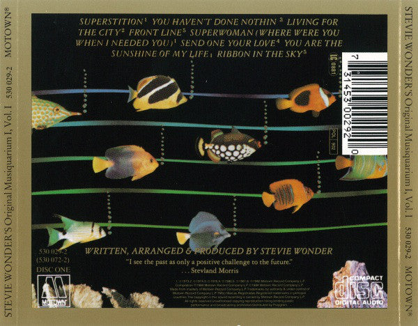 Stevie Wonder : Stevie Wonder's Original Musiquarium I (2xCD, Comp, RE)