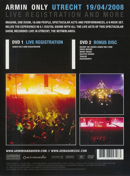 Armin van Buuren : Armin Only - Imagine (2xDVD)