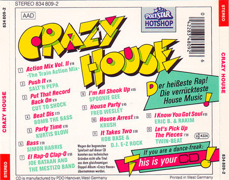 Various : Crazy House (CD, Comp, P/Mixed)