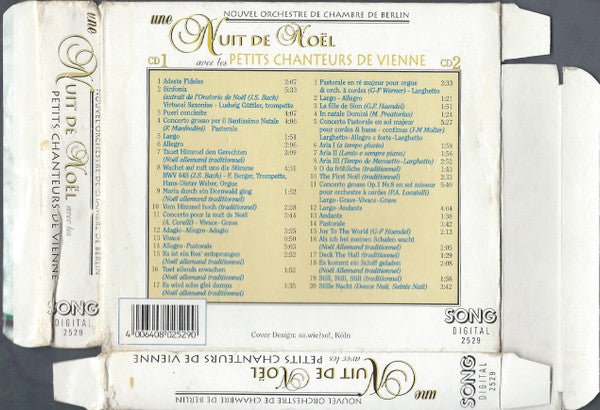 Neues Berliner Kammerorchester Avec Die Wiener Sängerknaben : Une Nuit De Noël (2xCD, Album + Box)