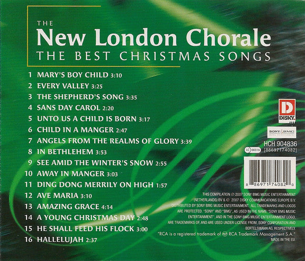 New London Chorale : The Best Christmas Songs (CD, Comp)