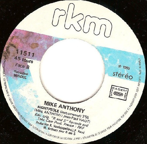 Mike Anthony : Nightpeople (7", Single)