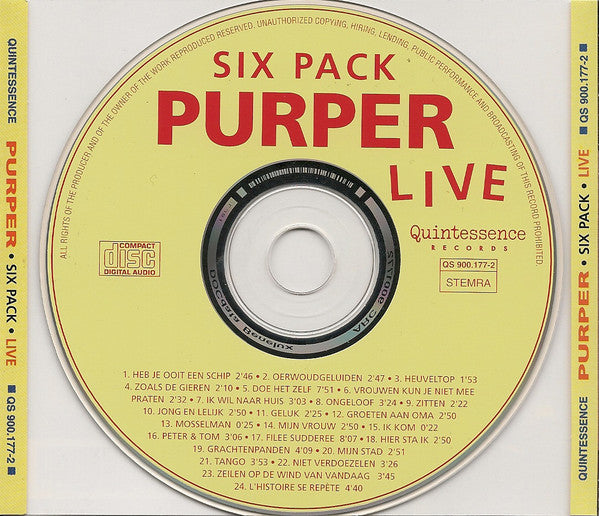 Purper : Six Pack (CD, Album)