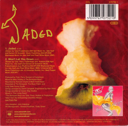 Aerosmith : Jaded (CD, Single, Car)