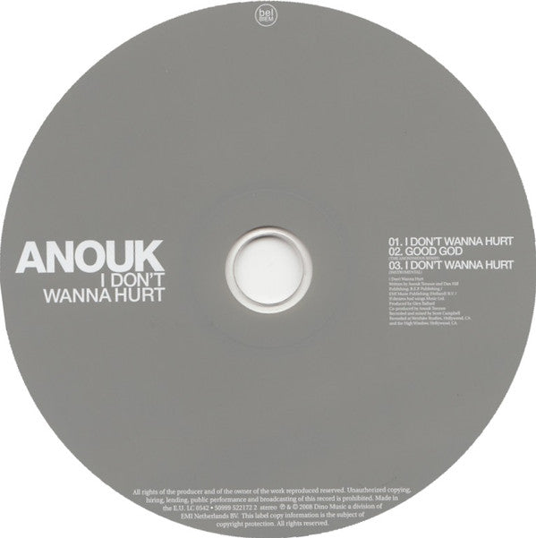 Anouk : I Don't Wanna Hurt (CD, Maxi)