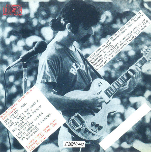 Frank Zappa : Saarbrücken 1978 (CD, Album)