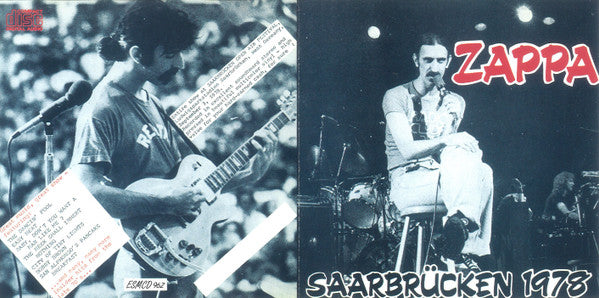 Frank Zappa : Saarbrücken 1978 (CD, Album)