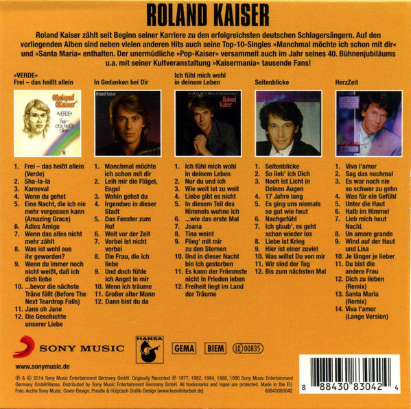 Roland Kaiser : Original Album Classics (5xCD, Album + Box, Comp)