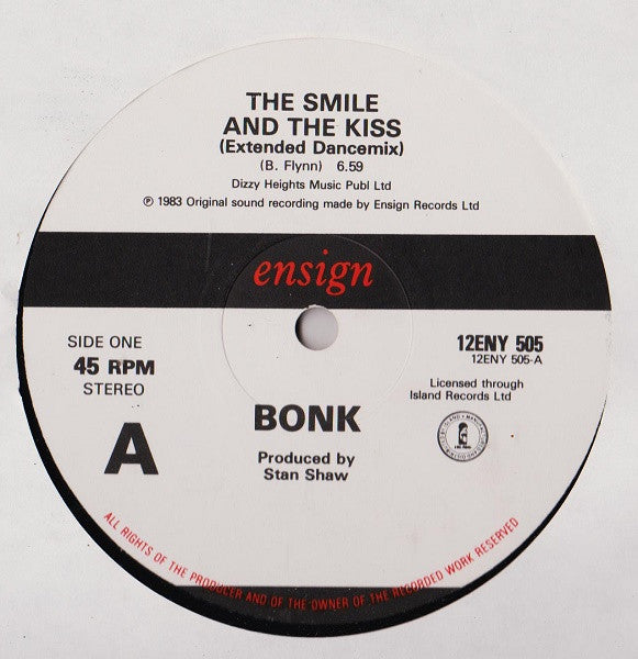 Bonk : The Smile And The Kiss (12")