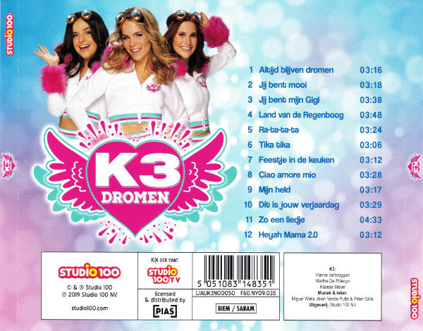 K3 : Dromen (CD, Album + DVD-V)