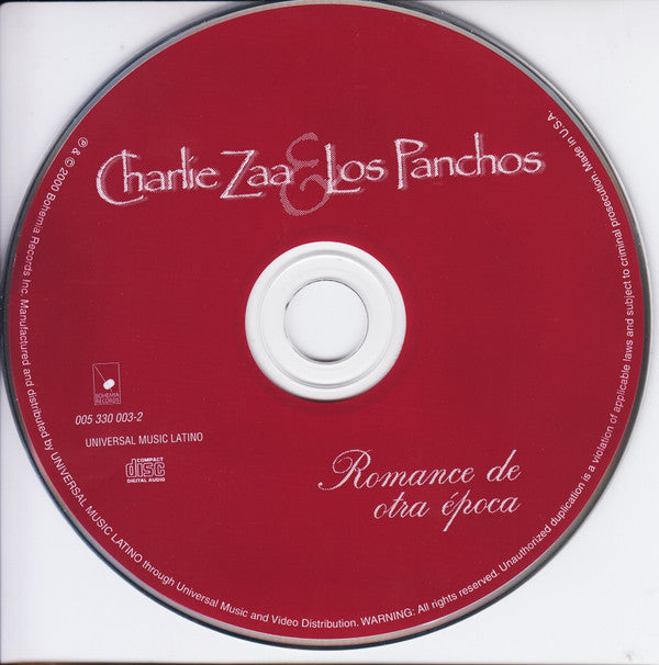 Charlie Zaa & Trio Los Panchos : Romance De Otra Epoca (CD, Album)
