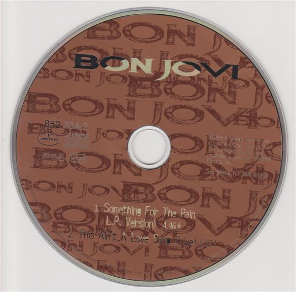 Bon Jovi : Something For The Pain (CD, Single)