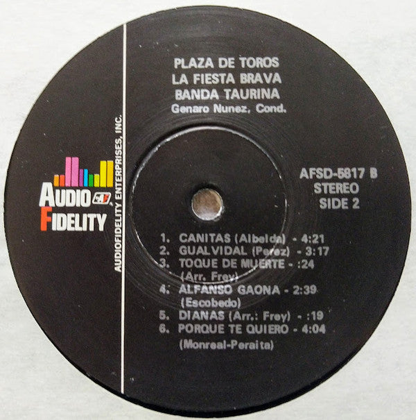 Banda Taurina : Plaza De Toros! La Fiesta Brava Vol. 2 (LP, Album)