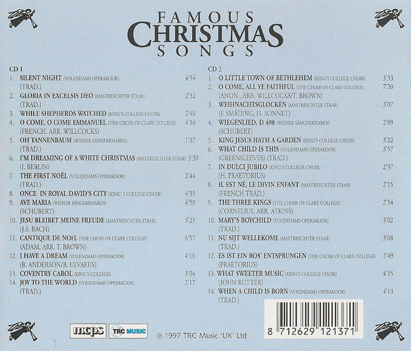 Various : Famous Christmas Songs (2xCD, Comp)