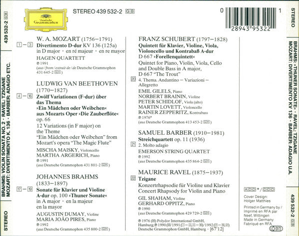 Various : Schatzkammermusik (CD, Comp)