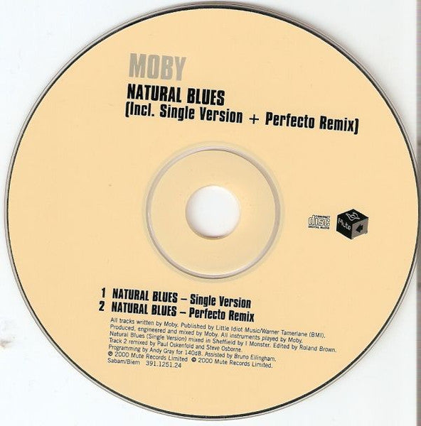 Moby : Natural Blues (CD, Single)
