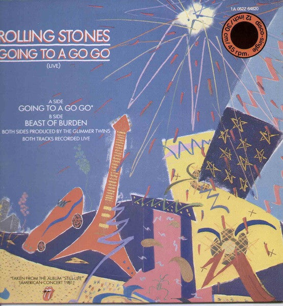 The Rolling Stones : Going To A Go Go (Live) (12", Single)