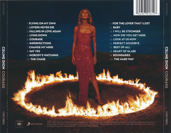 Céline Dion : Courage (CD, Album, Dlx)