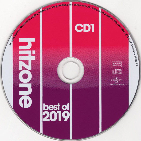 Various : 538 - Hitzone - Best Of 2019 (2xCD, Comp)