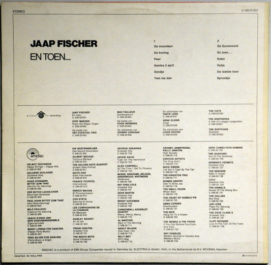 Jaap Fischer : En Toen.... (LP, Comp, RE)