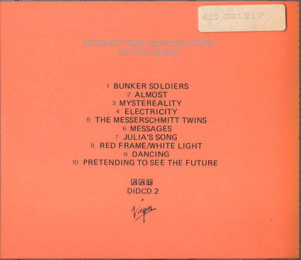 Orchestral Manoeuvres In The Dark : Orchestral Manoeuvres In The Dark (CD, Album, RE, RP)