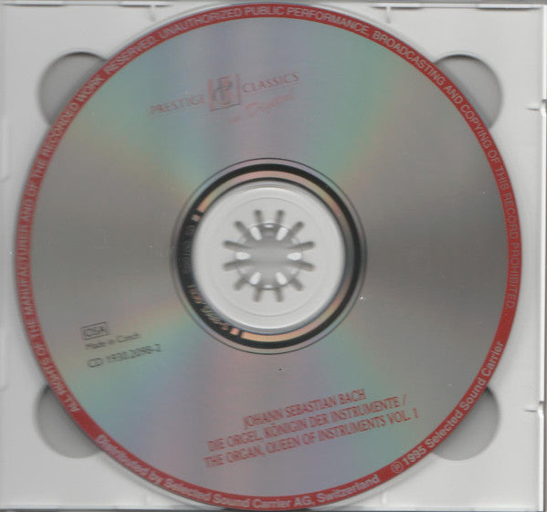 Johann Sebastian Bach : Die Orgel, Königin Der Instrumente / The Organ, Queen Of Instruments (2xCD, Comp)