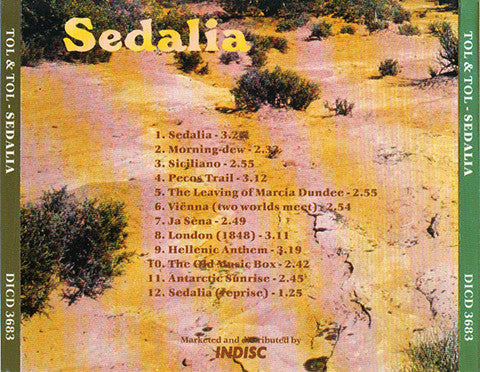 Tol & Tol : Sedalia (CD, Album)