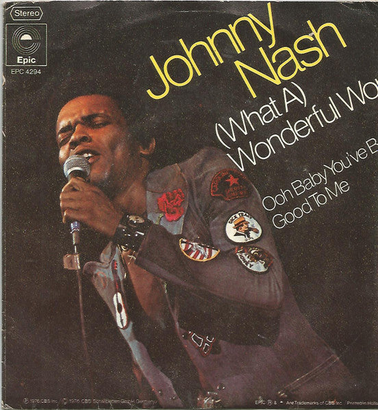 Johnny Nash : (What A) Wonderful World (7", Single)