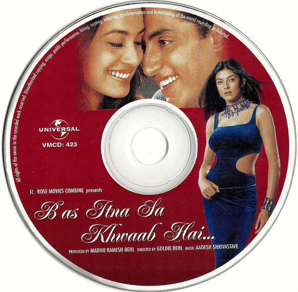 Aadesh Shrivastava : Bas Itna Sa Khwaab Hai... (CD)