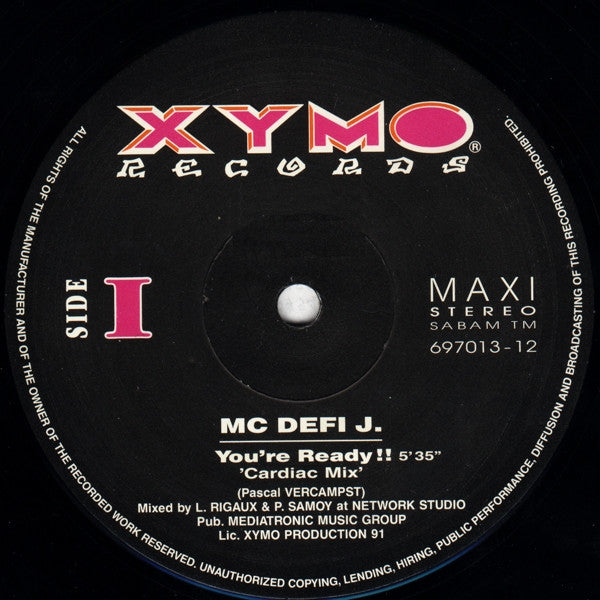 Defi-J : You're Ready!! (12")