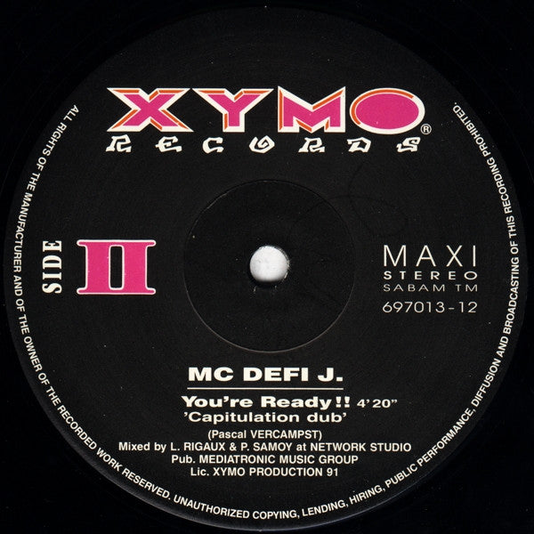 Defi-J : You're Ready!! (12")