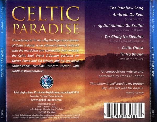 Frank O' Connor : Celtic Paradise (CD, Album)