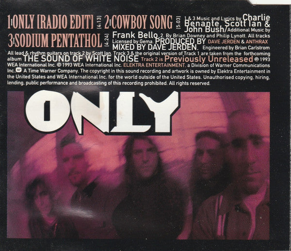 Anthrax : Only (CD, Maxi)
