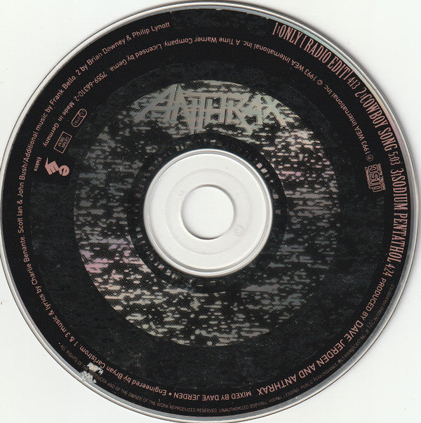Anthrax : Only (CD, Maxi)