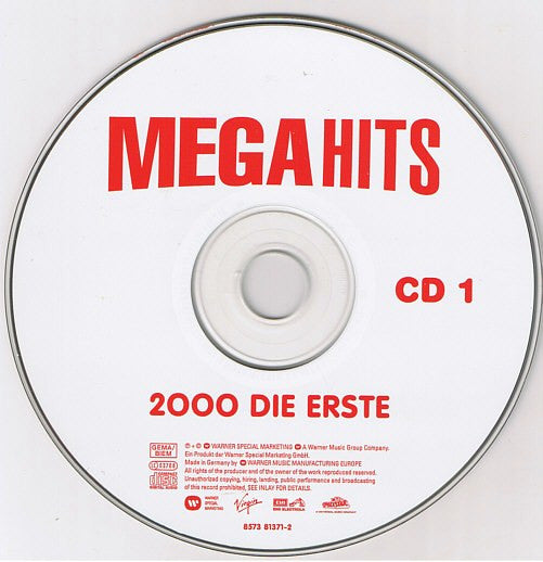 Various : Megahits 2000 Die Erste (2xCD, Comp)