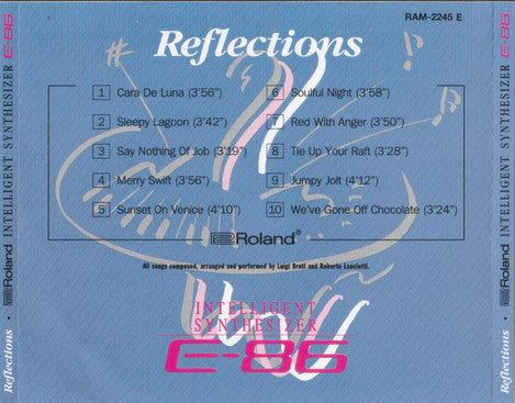 Luigi Bruti, Roberto Lanciotti : Reflections - Intelligent Synthesizer E-86 (CD)